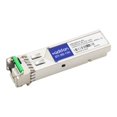thumbnail image 1 of AddOn - module d'Émetteur-Récepteur SFP (mini-GBIC) (Équivalent à: Calix 100-02611) - GigE - 1000Base-BX - LC Monomode - jusqu'à 60 km - 1490 (TX) / 1550 (RX) nm, 1 of 3