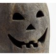 thumbnail image 2 of Citrouille Artisanale Faite à la Main avec Détails Sculptés, Décoration Automne & Halloween 2025, Terre Cuite Naturelle, 9.5 Pouces, 2 of 14