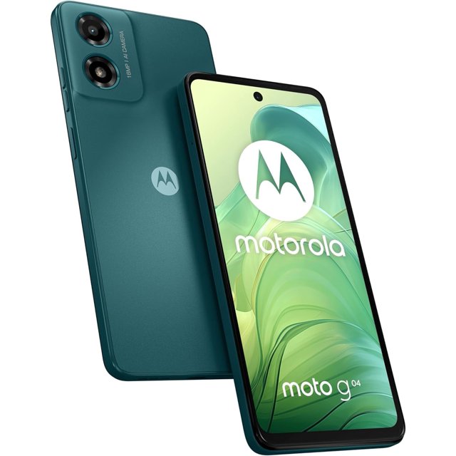 Motorola Moto G04 128 GB + 4 GB de RAM (Dual Sim) GSM Desbloqueado de Fábrica | Pantalla LCD de 6,56" y 90 Hz | Cámara de 16 MP | Modelo Internacional XT2421-2