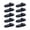 Black, variant on QccHieUs 10Pcs Heavy Duty Tent Tarp Clips Tent Clamps Tarp Clamps Reusable Portable Thumb Green