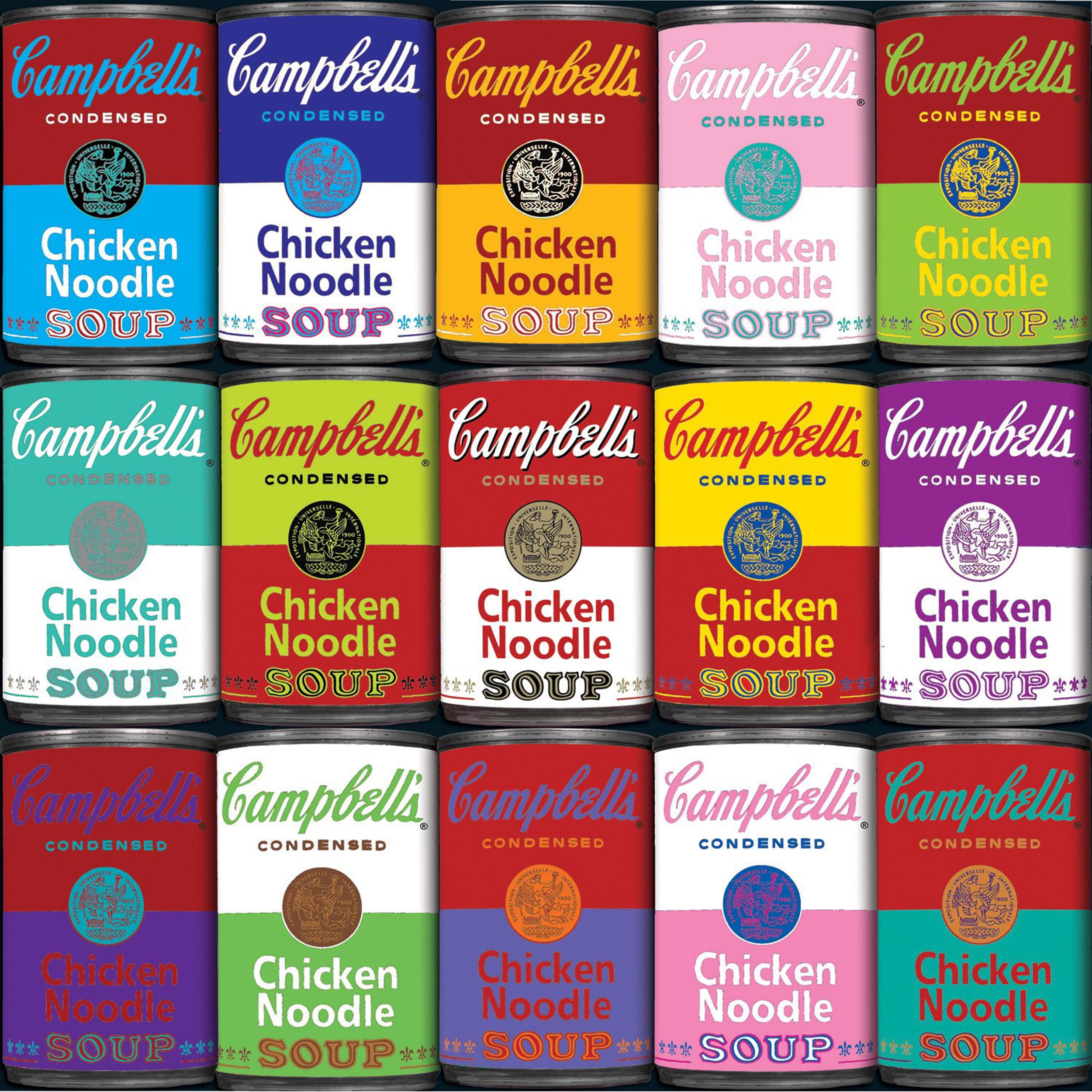 TDC Games World's Most Difficult Jigsaw Puzzle Campbells Souper Hard 500 pc
