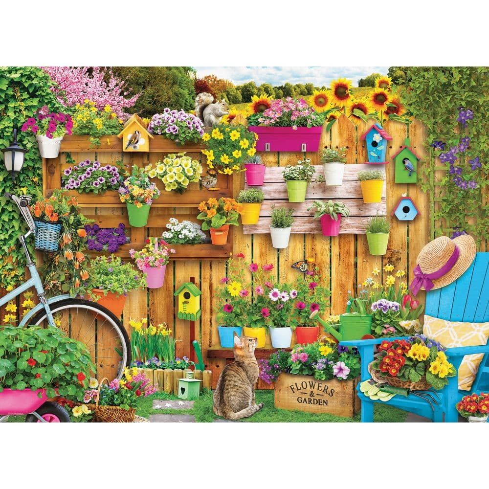 Garden Flowers 1000-Piece Jigsaw Puzzle – Vibrant Blooming Floral Artwork for Adults & Teens