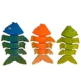 thumbnail image 2 of Ohmyroo 3-Piece Sinking Fish Bone Toys Colorful Underwater Pool Diving Rings For Swimming Skill Training And Summer Water Recreation, 2 of 9