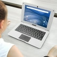 thumbnail image 2 of CHIBBS 10.1" Inch portable Kids Laptop Computer Powered by Linux-Android 12 OS, Bluetooth, Wi-Fi- White, 2 of 8