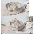 thumbnail image 4 of Methold Cama nido redonda para gatos con estera de cuerda de algodón gris, camas con radiadores para gatos grandes y divertidas Perchas para gatos B 40cm, 4 of 6