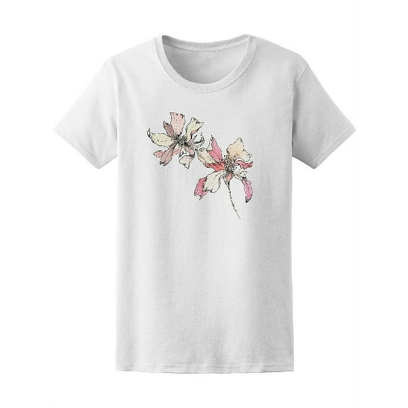 Flower Watercolor Tee Women's -Image by Shutterstock