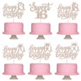 thumbnail image 3 of Decoración De Pastel De Feliz Cumpleaños 13 16 18 21 30 40 50 60 70, 3 of 4