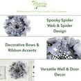 thumbnail image 2 of Nearly Natural 26in. Halloween Spider Web Mesh Wreath, 2 of 5
