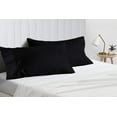 thumbnail image 3 of Pillow Cases Pack of 4 100% Egyptian Cotton , Soft and Luxury, Envelope Closure Bed Pillow Covers, Super Soft and Comfy 20" x 30" Inch - Black Stripe, 3 of 6