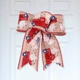 thumbnail image 4 of Decor Bows Día de la Independencia duradero para decoración de interiores y exteriores (pequeño B) Tmvgtek Libre de BPA, 4 of 8