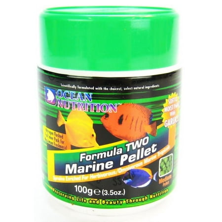 Ocean Nutrition Formula Two Marine Pellets - Spirulina Enriched Food for Marine Tropical Fish