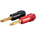 thumbnail image 3 of 10 Piezas Conector Tipo Banana para Altavoz Conector Tipo Banana de 4 Mm Chapado en Oro 4K para Adaptador de Altavoz Audio Video Negro, 3 of 5