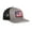 Gray/Black, variant on HAKA American Flag Gray & White Trucker Hat – USA Flag Mesh Snapback Cap for Men, Women & Golf, Patriotic Baseball Dad Hat
