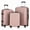 Pink/3PCS Set, variant on Alvantor 3-in-1 Large Capacity Travel Suitcase Set, Durable ABS+PC Hardshell Luggage with Wheels, Purple (20"|24"|28")