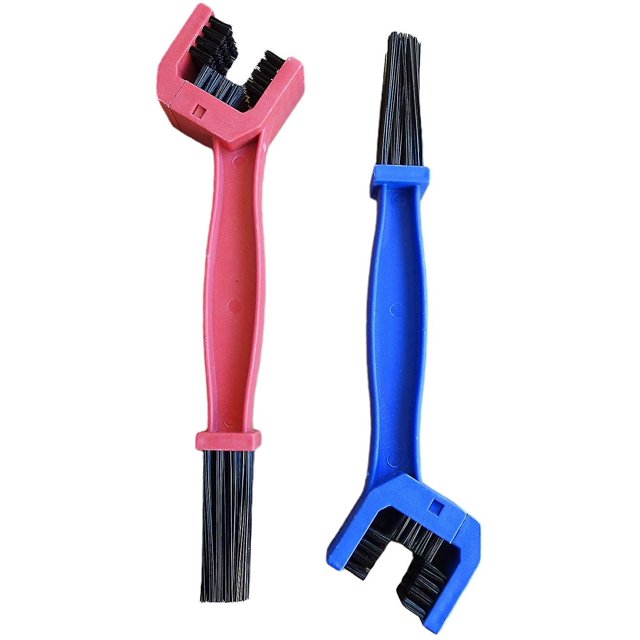 2 piezas limpiador de cadena de bicicleta lavadora bicicleta motocicleta cepillo de limpieza de cadena herramienta-cepillo de cadena de bicicleta, cepillo de limpieza de bicicleta de motocicleta,