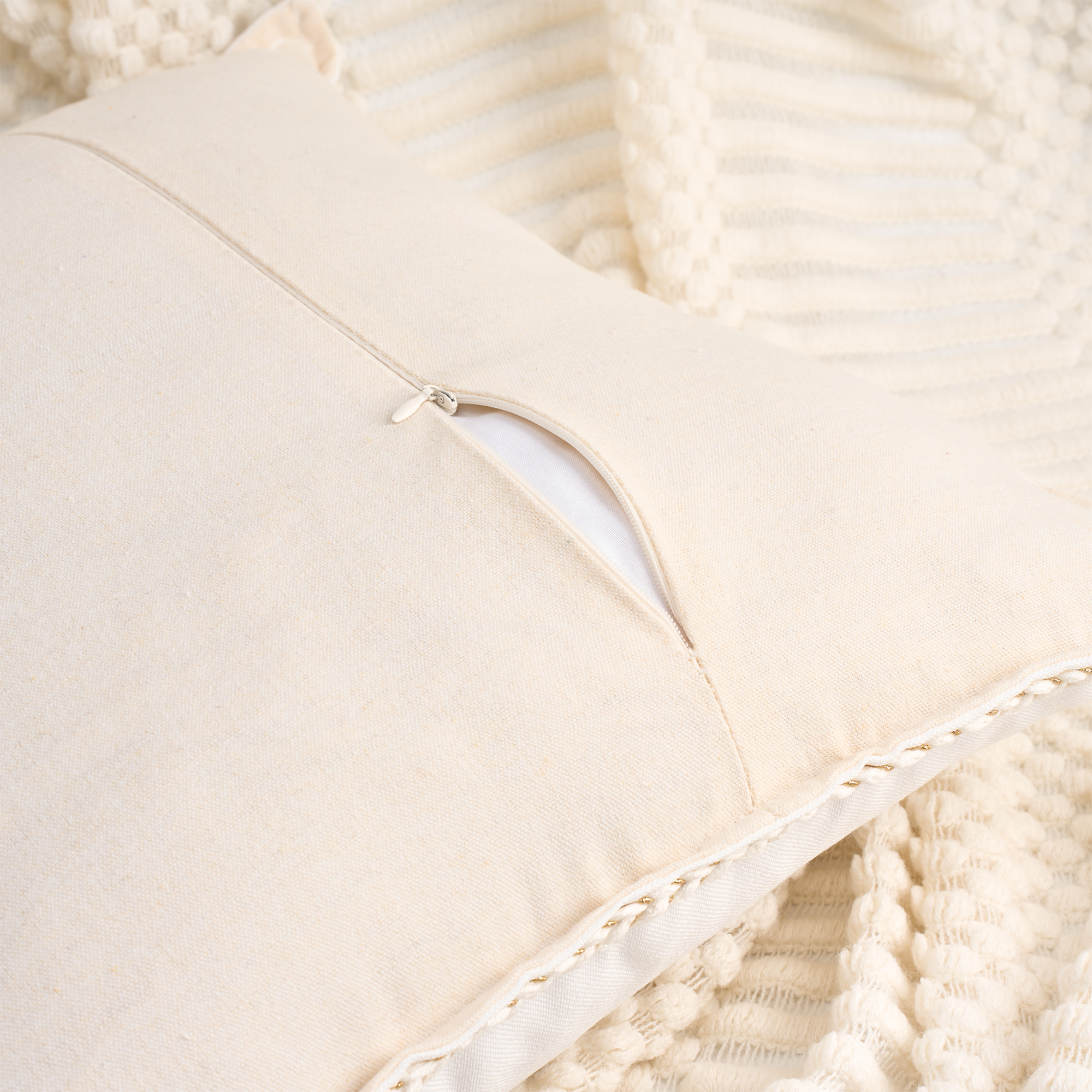 Unique Bargains Pack of 2 Soft Solid Throw Pillow Covers Cases for Couch 18" x 18" White