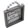 thumbnail image 2 of Shisuyan Wall Wood Sign Wood Bead String Farmhouse Wall Sign Rustic Wall Hanging Sign, 2 of 7