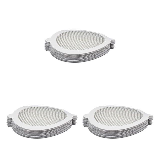Wosthever 30 piezas pegatinas malla drenaje trampa pelo ducha filtro