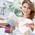 thumbnail image 3 of Blasgw Elegant Taste Temperament Elegant Leather Bookmarks Bring You A Different Reading Experience 2PSC grey, 3 of 4