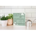 thumbnail image 4 of Warmth Joy Special Friends Soft Sage 10 x 10 Wood Tabletop Sign Plaque, 4 of 4
