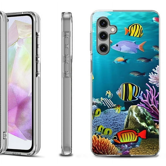 OneToughShield ® Shockproof Phone Case Compatible with Samsung Galaxy A35 5G - Underwater