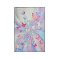 thumbnail image 2 of BNM Butterfly Kids Indoor Area Rug, 3' x 5', Magenta, 2 of 14