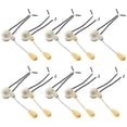 thumbnail image 1 of Phenofice 10pcs Lamp Pull Chain Replacement Ceiling Light Pull Cord Golden for DIY Projects, 1 of 6