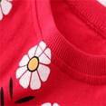 thumbnail image 4 of LUOGENLI Girls Dresses Size 7 Girls Dresses Casual Dress Cartoon Print Summer Daily Wear Comfortable Kids Outfit for Ages 1 10 Girls Dresses Size 4T-5T Red Size 5-6 Years, 4 of 8
