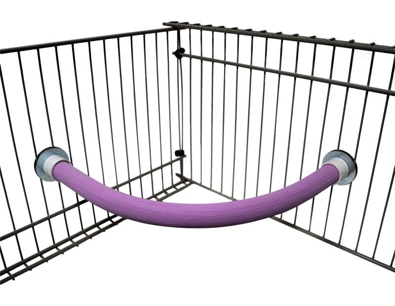 Feathersmart Corner Ez Clean Bird Perch Large Com