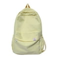 thumbnail image 1 of Simple Classic Backpack Teens Girls Student Large Capacity Bookbag (Pink), 1 of 6