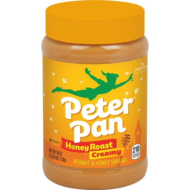 Peter Pan Creamy Honey Roasted Peanut Butter 40 Oz Walmart Com Walmart Com