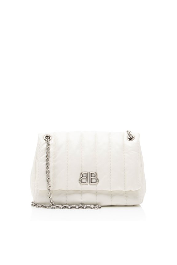 Pre-Owned Balenciaga Quilted Leather Monaco Mini Shoulder Bag