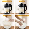 thumbnail image 3 of 3 Pcs Reusable Cheesecloth Bags, For Straining Coffee Filter Strainers, Mesh Pouch, Squeezable Natural Straining Nut Milk Filter Bag, 3 of 9