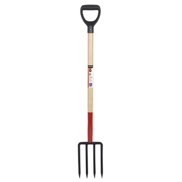 Ames 165117600 Fourche de Creusage en Acier et Bois à Poignée en D de 45 Po