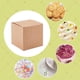thumbnail image 5 of 30 cajas de regalo de papel kraft, 9 x 9 x 9 cm, ideales para regalos, joyería, jabón, monedas y envíos., 5 of 9