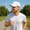 thumbnail image 7 of Quick Drying Baseball Cap, Mesh Cooling Hat, Ultra Lightweight UV Protection Sun Hat for Men and Women Outdoor Sports Running Hat, White, 7 of 7
