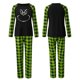 thumbnail image 2 of Conjuntos de pijamas navideños familiares a juego Grinch 2024, pijama de Grinch con parte superior y pantalones de pijama a cuadros, pijama de Grinch para niños y adultos para la familia, Mujer XL, 2 of 5