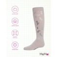 thumbnail image 6 of MeMoi Gold and Gilded Butterfly Knee High Cotton Blend Socks - Girls - Female, 2, Gray, 6 of 7