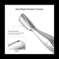 thumbnail image 5 of Recortadora de Cejas EléCtrica Depiladora Facial para Cejas Afeitadora para Mujeres Maquinilla de Afeitar CosméTicos PortáTiles Maquillaje Herramientas de Belleza, 5 of 5