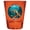 Orange, variant on Isla Mujeres Mexico Design B Souvenir Full Color 2 oz Round Shot Glass Multicolor (4-Pack)