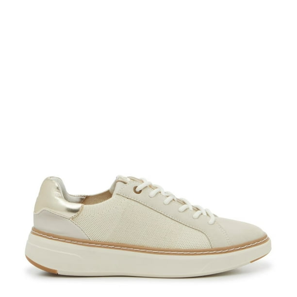 Hush Puppies Women s Cane Sneaker in Ceiling White Size 6.5 Medium