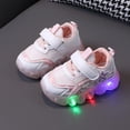 thumbnail image 2 of NOKIO Youth Light-Up Athletic Trainers Girls And Boys Spring Summer And Autumn Children's Sports Shoes For Small And Medium Sized Children's Toddler Shoes Flashing Light Casual Sports Shoes, 2 of 8