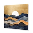 thumbnail image 2 of Designart "Abstract Mountains Nature s Abstraction" Abstract Landscape Metal Wall Art Prints, 2 of 5