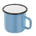 thumbnail image 2 of UDIYO 350ml Ename Coffee Mug, 12 oz Tea Enamel Mug Camp Drinking Cups, White/Blue/Green/Black/Red/Yellow Vintage for Indoors and Outdoors, Non Toxic & Portable, Attractive Color & Classic Design, 2 of 8