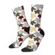 thumbnail image 1 of Balery maple leaves Calcetas Largas con Estampado para Hombre y Mujer – Suaves y Transpirables, Talla Única (US 5-11), 1 of 6