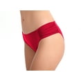 thumbnail image 3 of Women’s Side Shirred Bikini Bottom Solid Beach Classics Swim Bottom Mid Rise Bathing Suits, 3 of 5