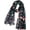 Black Candy Cane and Snowman, variant on Holiday Gift Packed Soft Lightweight Sheer Fall Winter Christmas Scarf for Women Girls Teens Plaid Snowflake Red