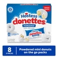 thumbnail image 3 of Hostess Donettes, Powdered Mini onuts, Box of 8 On the Go Packs, 3 of 12