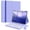 Light Purple, variant on Round Key Magnetic Detachable Keyboard Cover with Mouse & Apple Pencil Slot for iPad Air 13 M2/M3/M4 / iPad Pro 12.9", Slim Folio Case,Teal