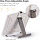 thumbnail image 2 of RV Soporte para libros de cocina con clips para lectura con manos libres, nivel de ojos antideslizante y ajustable, soporte para recetas adecuado para libros de cocina, partituras Sailing Electrónica, 2 of 5